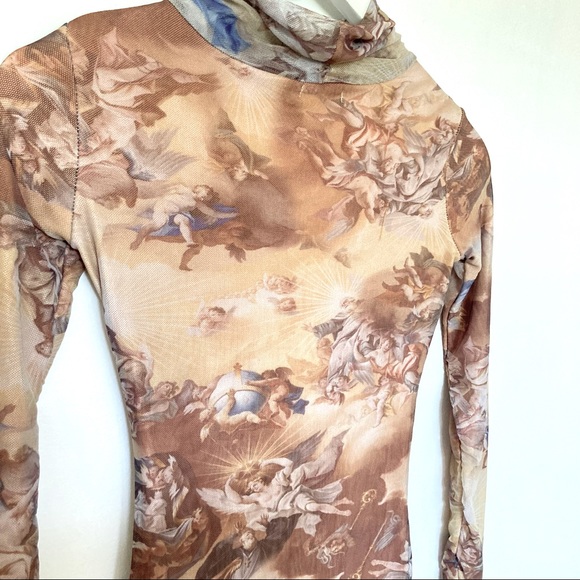 Nastygal Longsleeve Mesh Dress - Picture 4 of 5